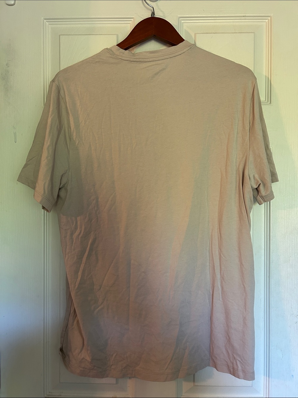 Soft Cotton Pocket Tee - Beige - Picture 4 of 4